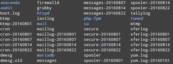 Automated system log management