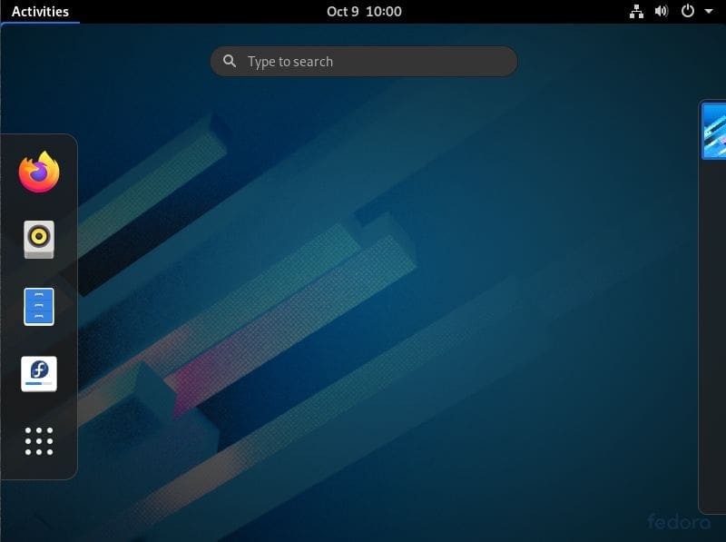 Fedora desktop