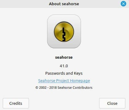 Passwords and Keys on Linux Mint