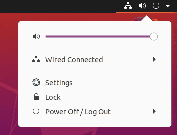 Access Settings From Ubuntu Panel