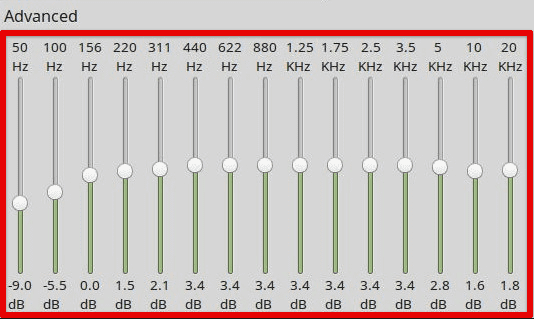 Adjusting gain levels