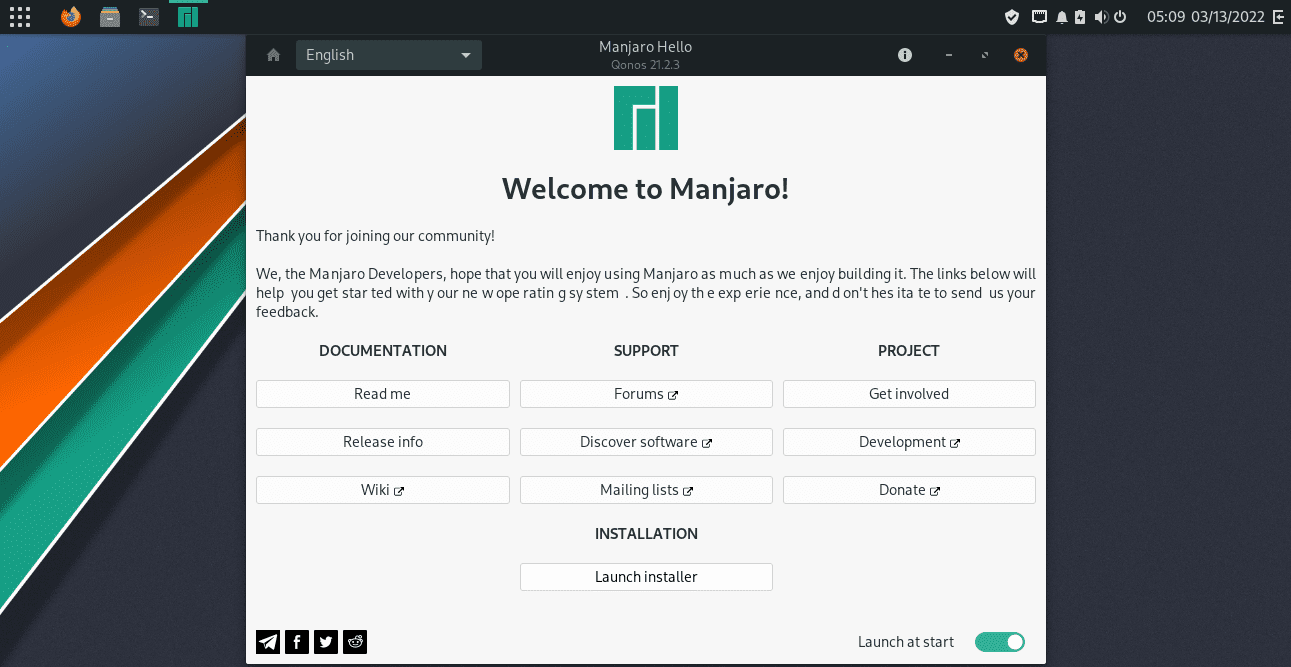 budgie welcome ui