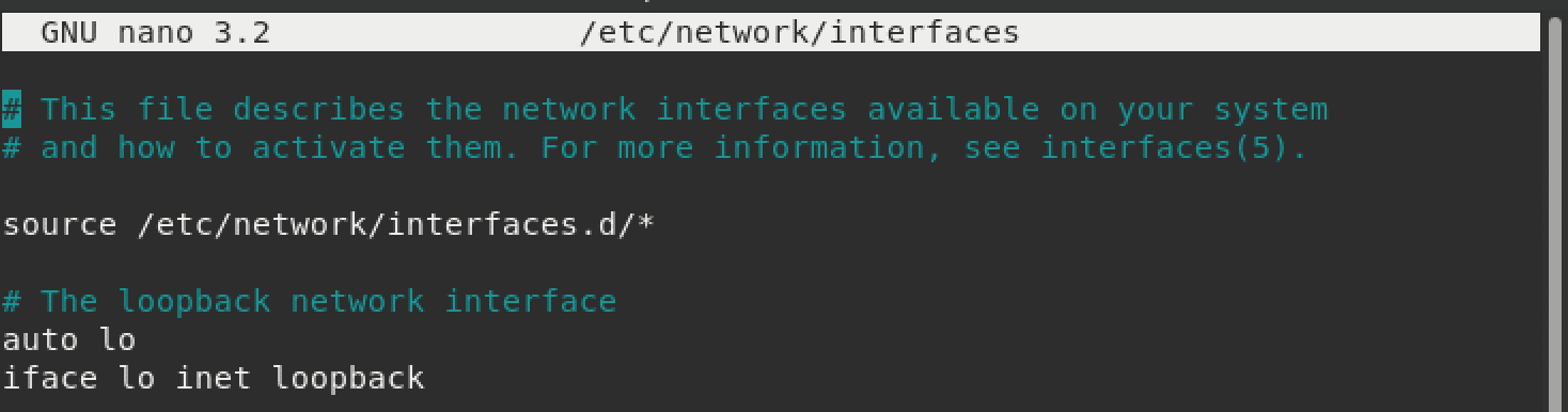 configure interfaces