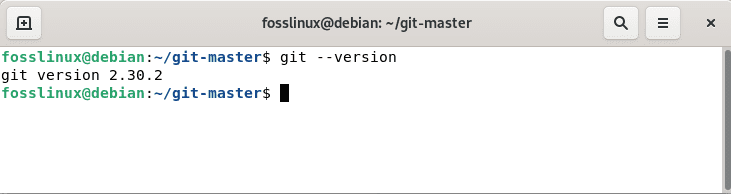 debian git version