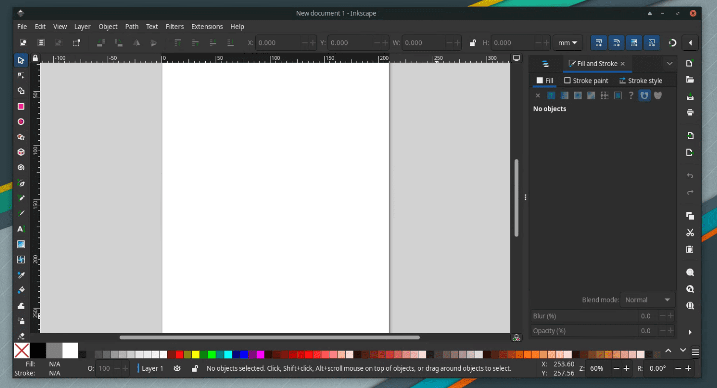 inkscape on manjaro xfce