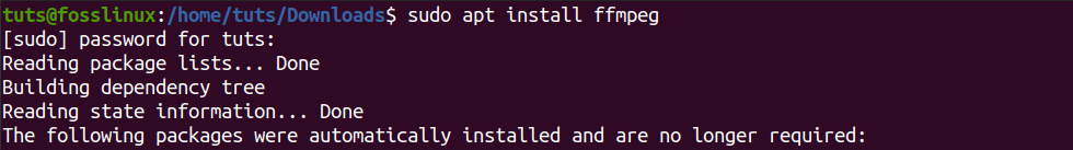 Install FFmpeg