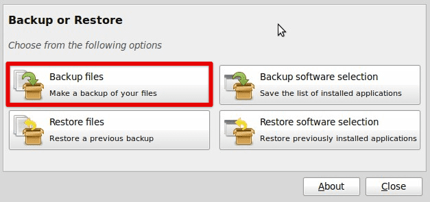 Linux Mint backups