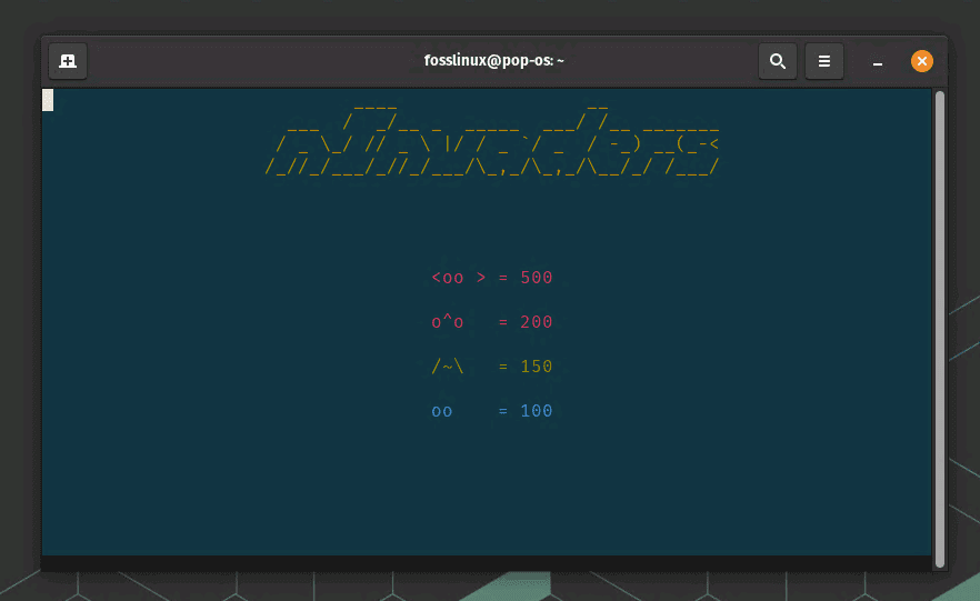 ninvaders on linux terminal