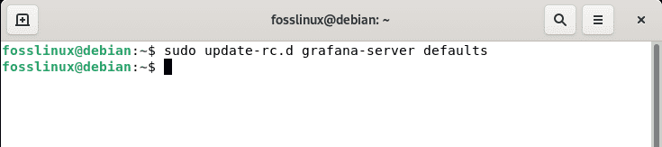 start grafana at boot