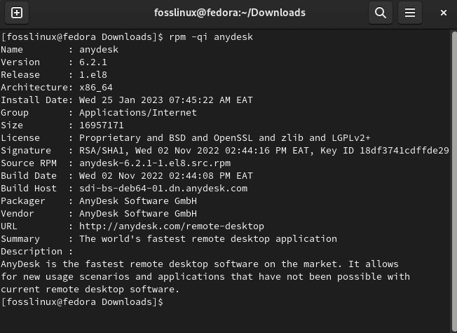 verify installation